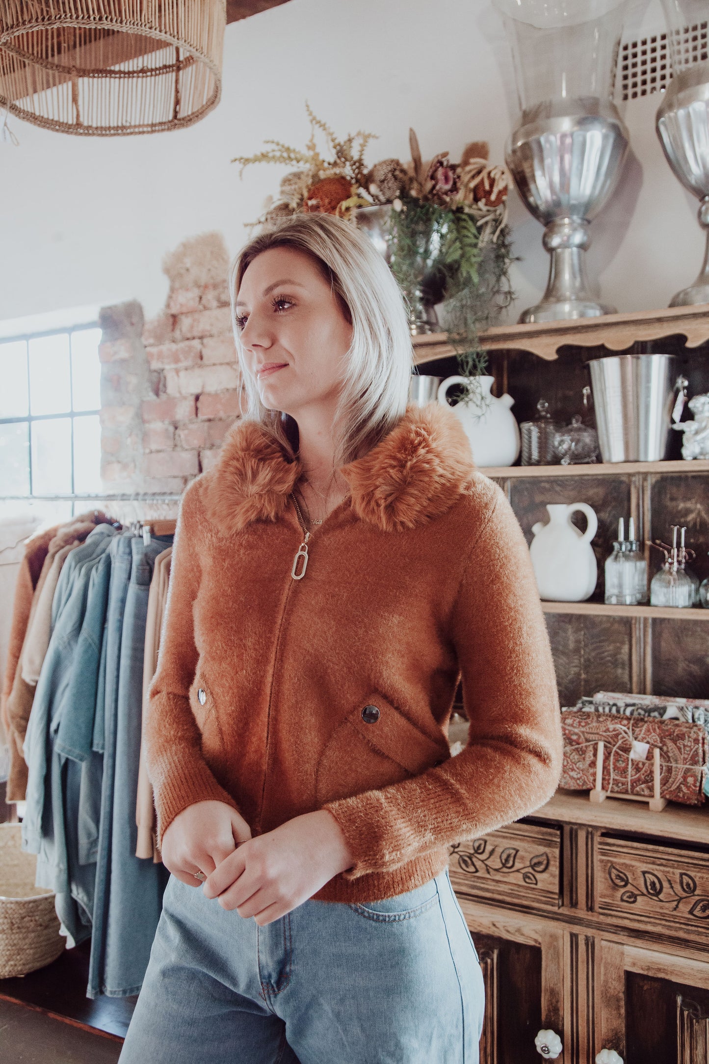 Amber Fur Knit