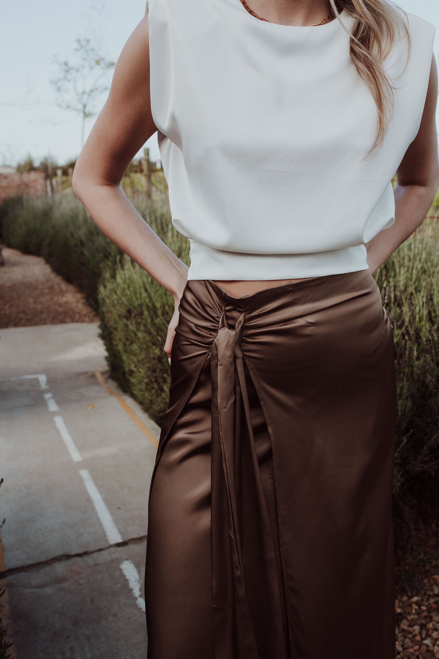 Silky Wrap Skirt