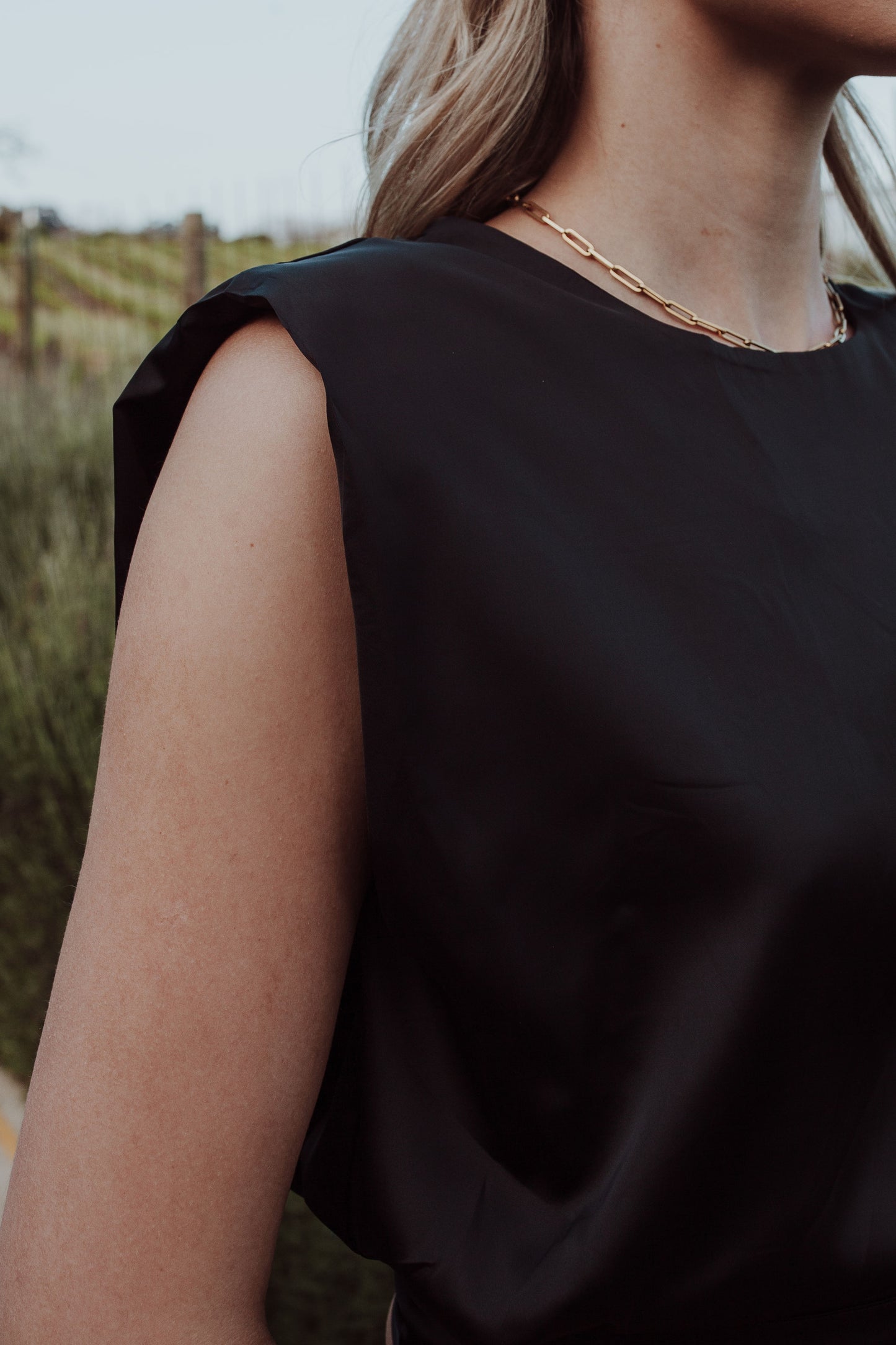 Silky Tie Top