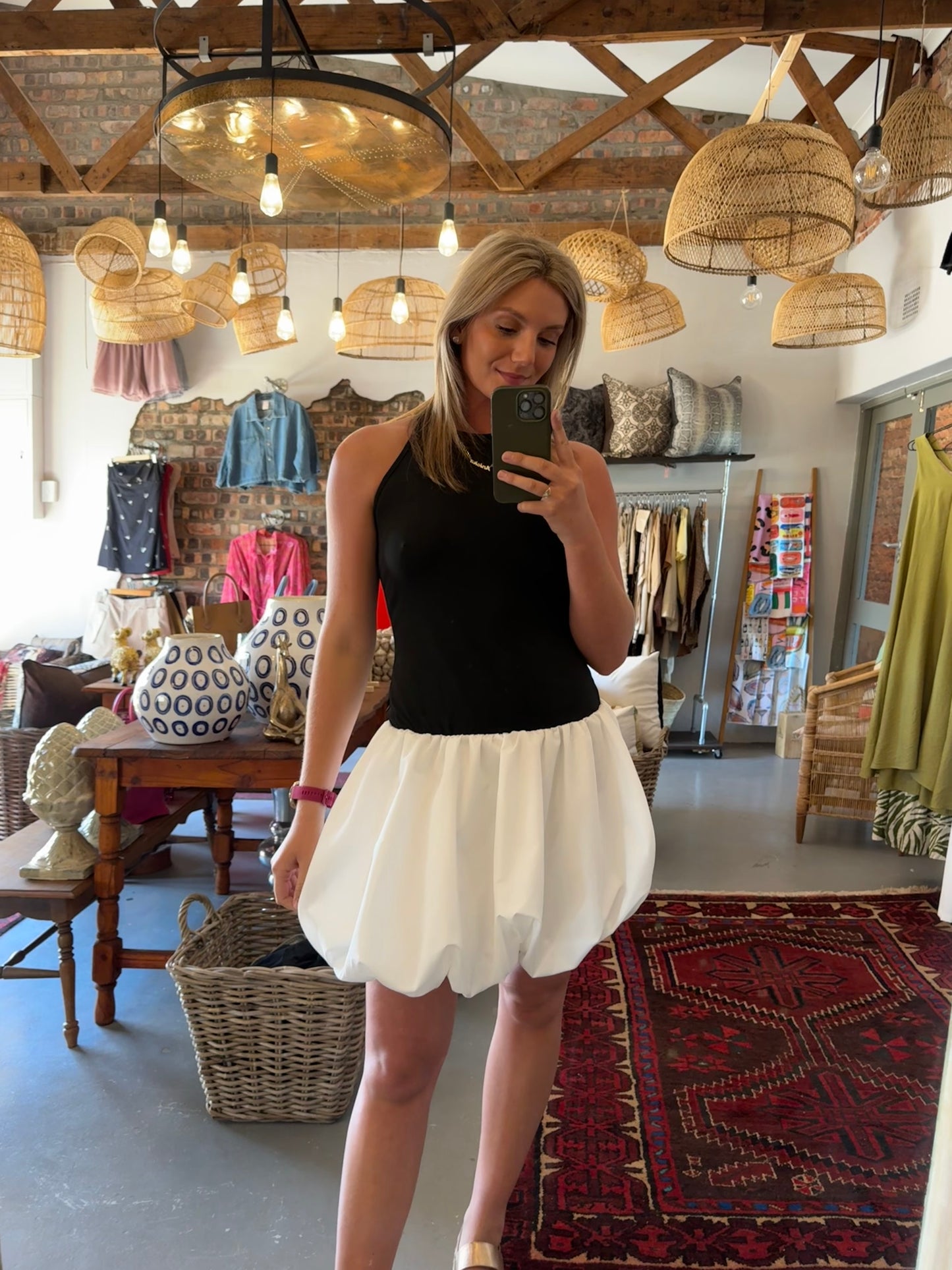 The Pearl Bubble Dress