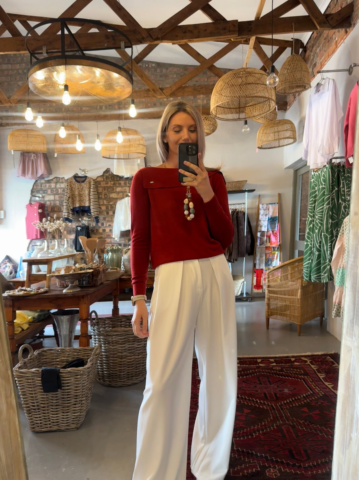 The Aura Top — Merlot