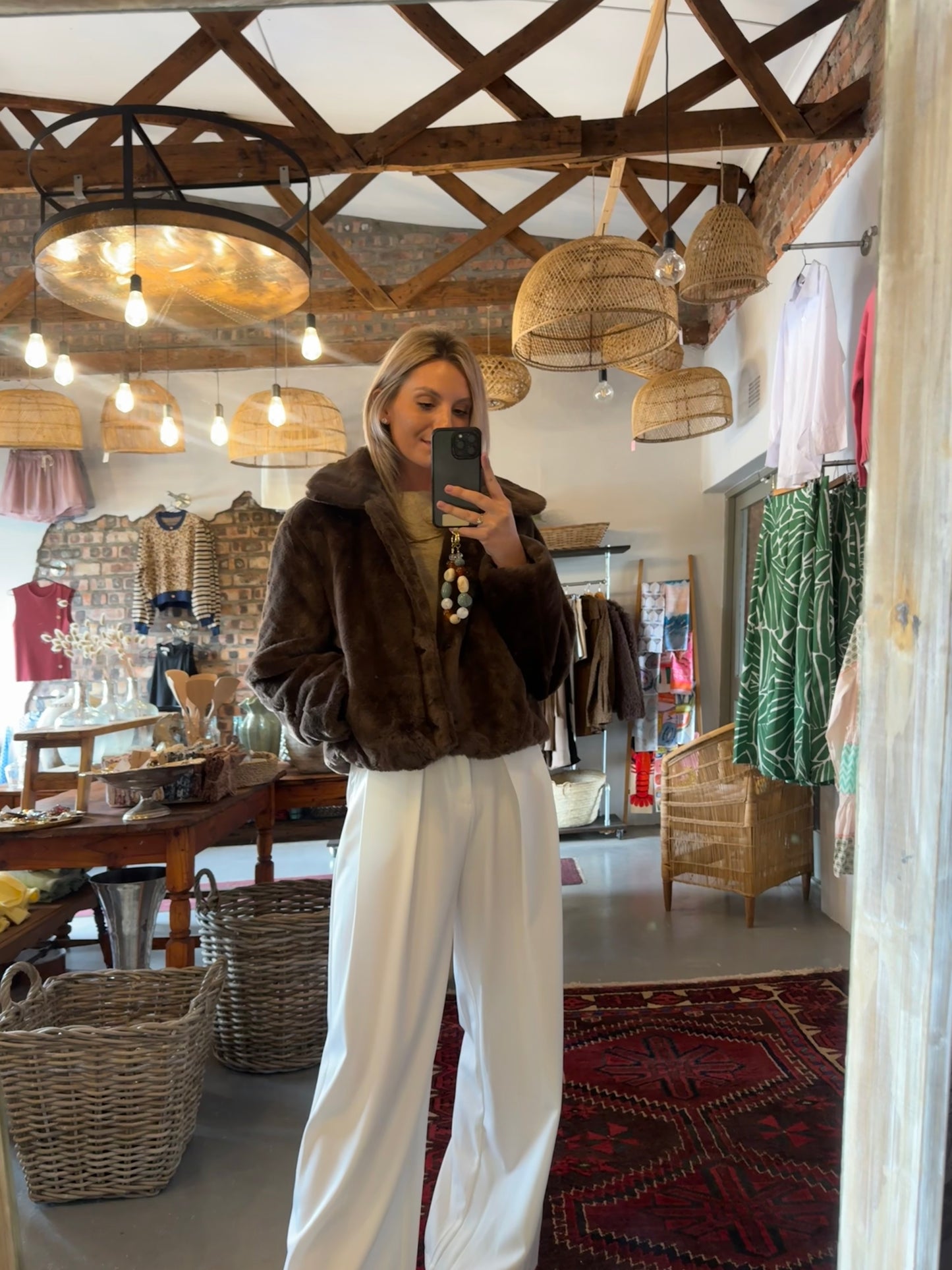 EXO Fur Jacket - Brown
