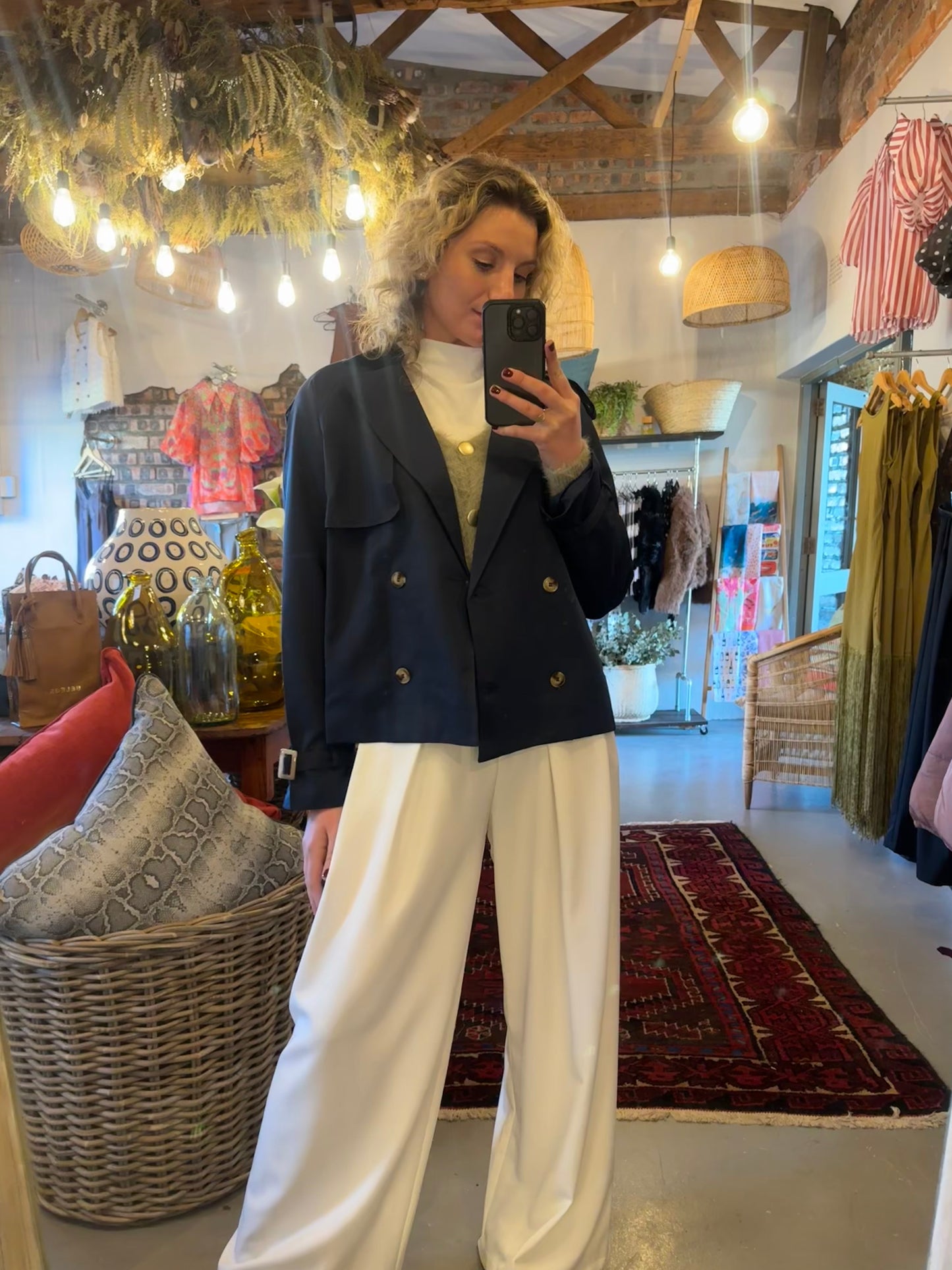 The Oxford Trench - Navy