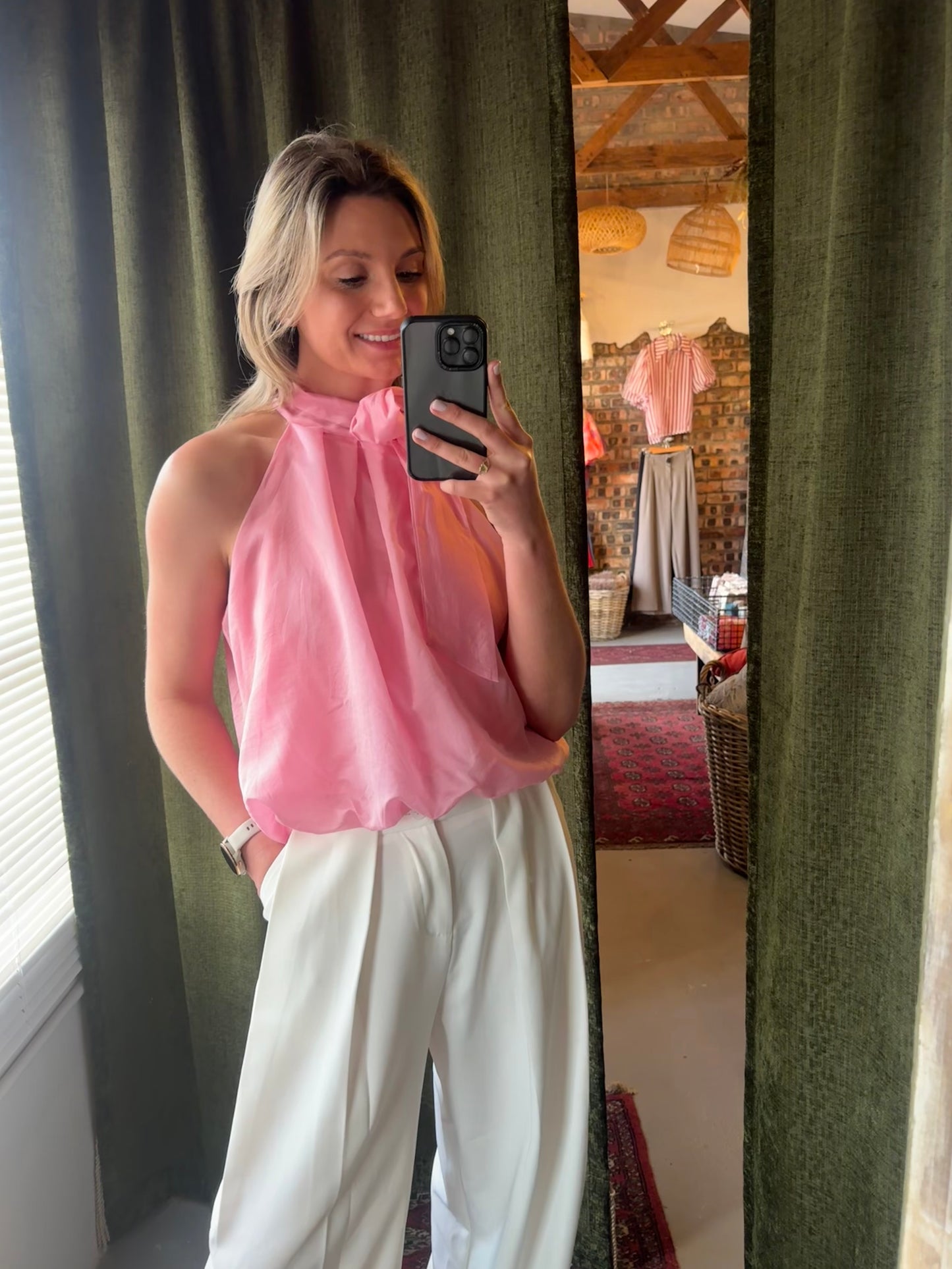 The Elle Halter - Pink