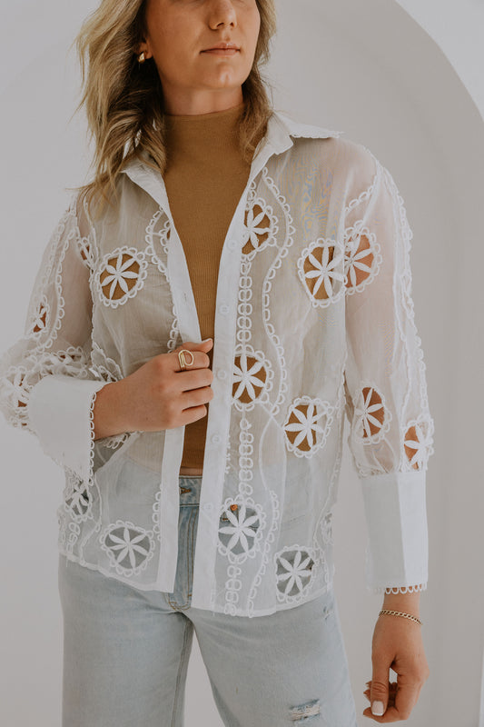 Penelope Lace Top