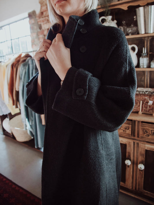 Hazel Coat - Charcoal