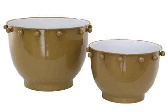 Mustard Pot Set 2 20/15cm