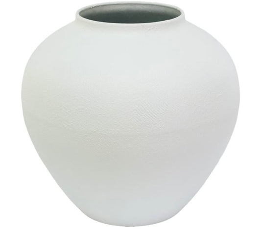MATT WHITE VASE 28cm