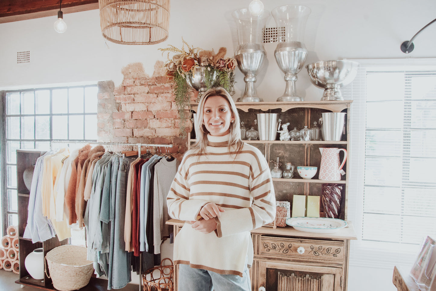 Mocha Stripe Knit