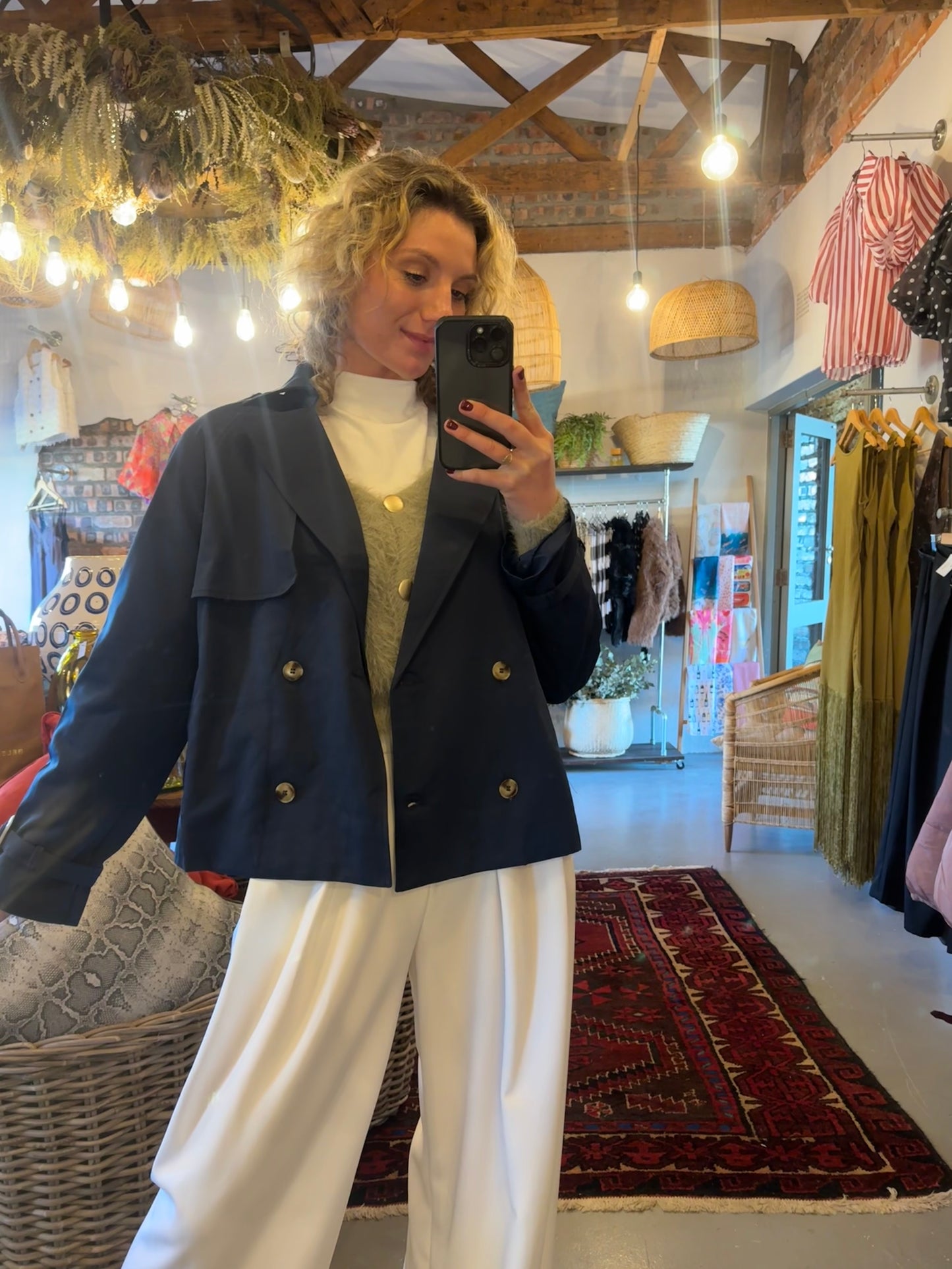 The Oxford Trench - Navy