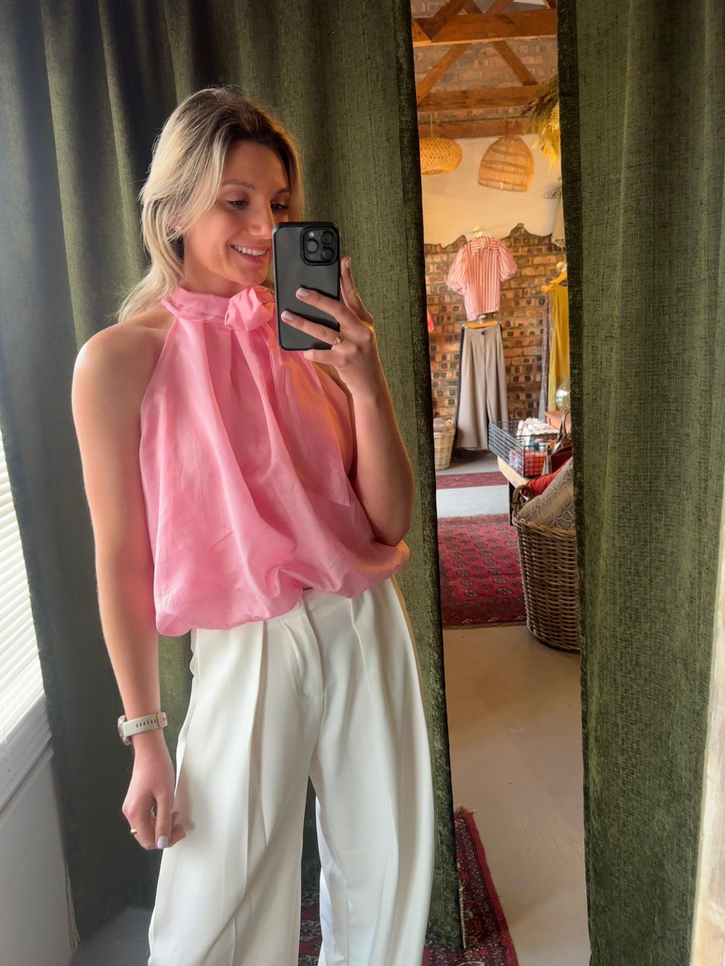 The Elle Halter - Pink