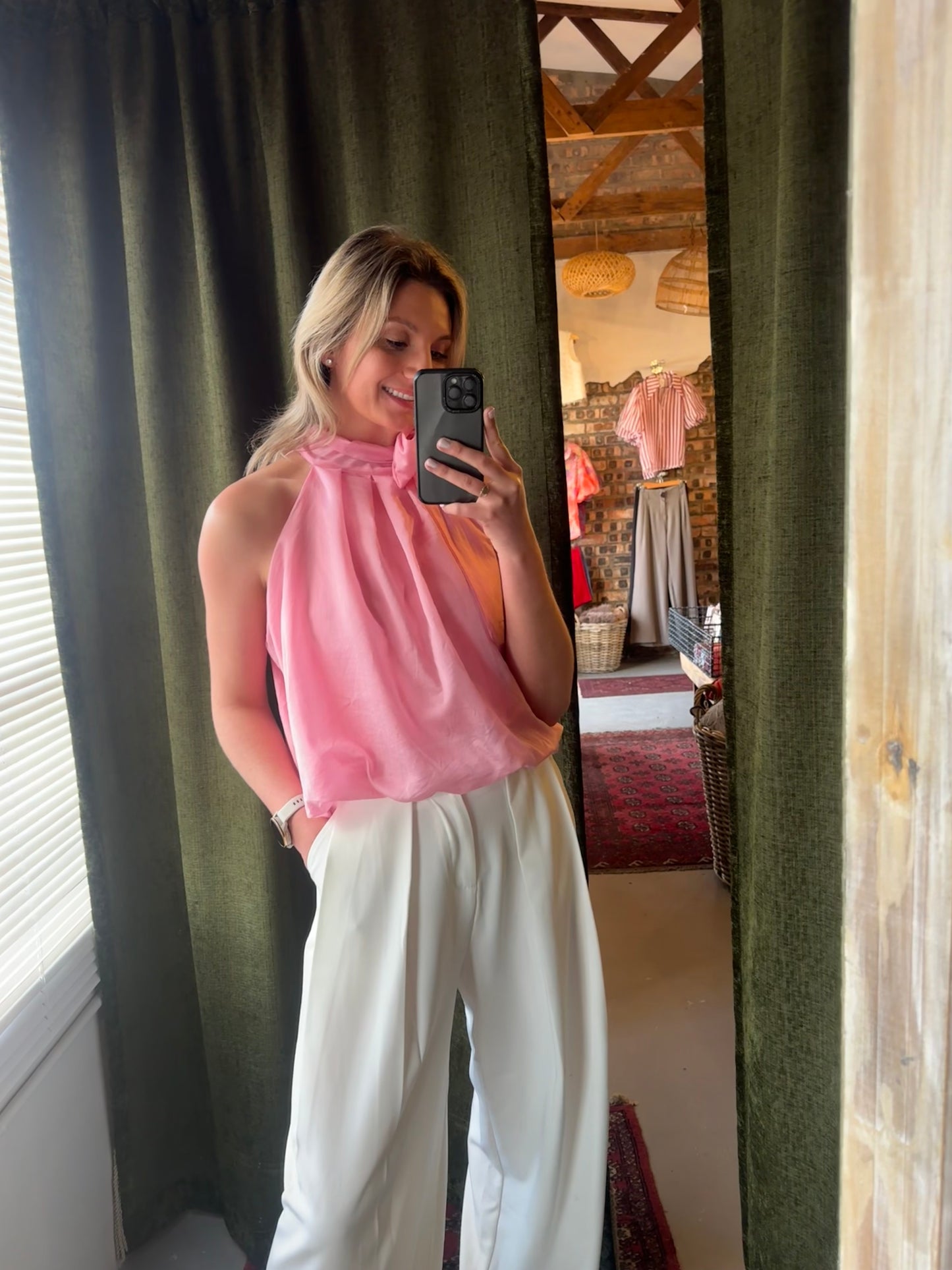 The Elle Halter - Pink