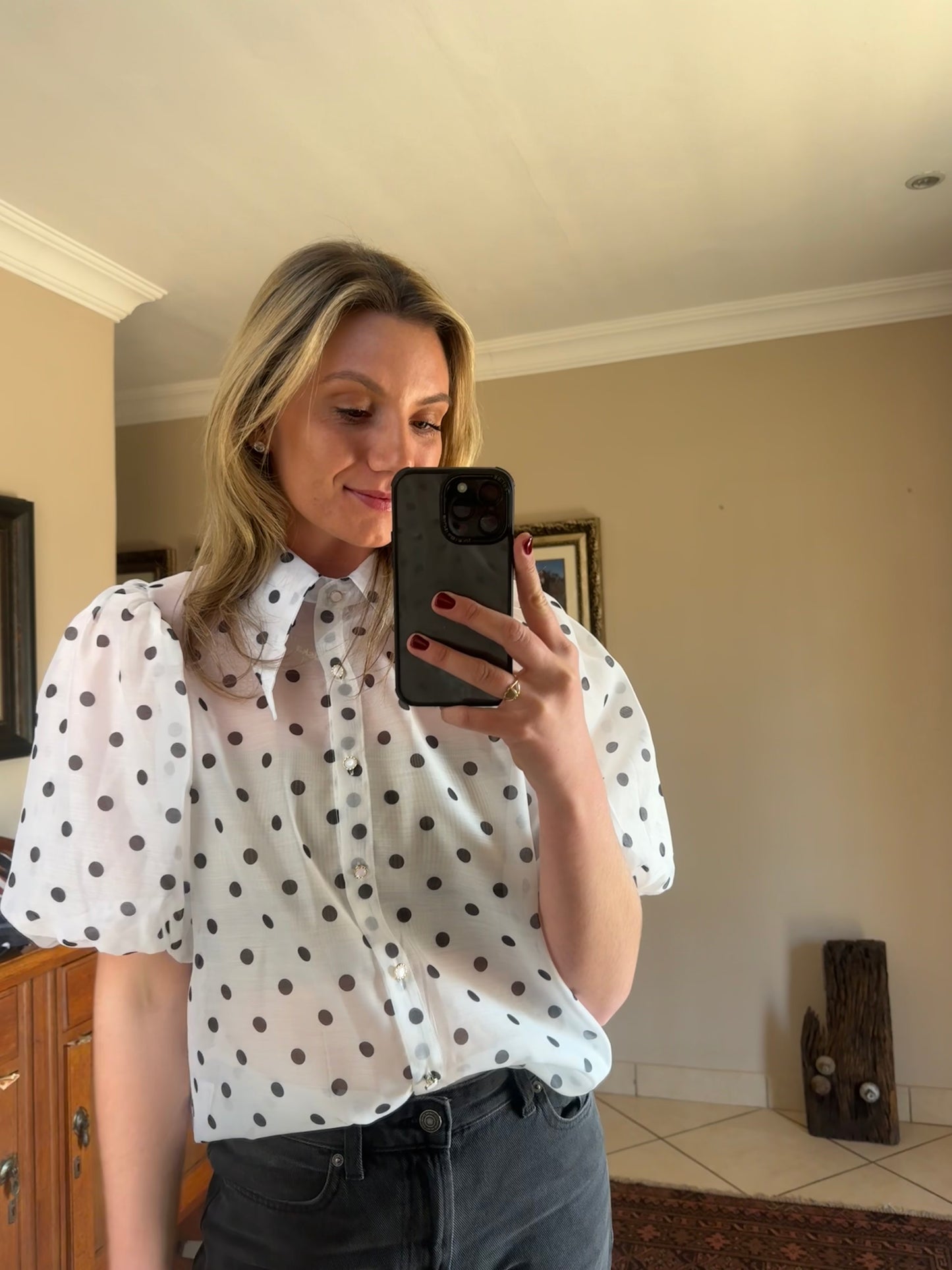 Pearl Dot Blouse