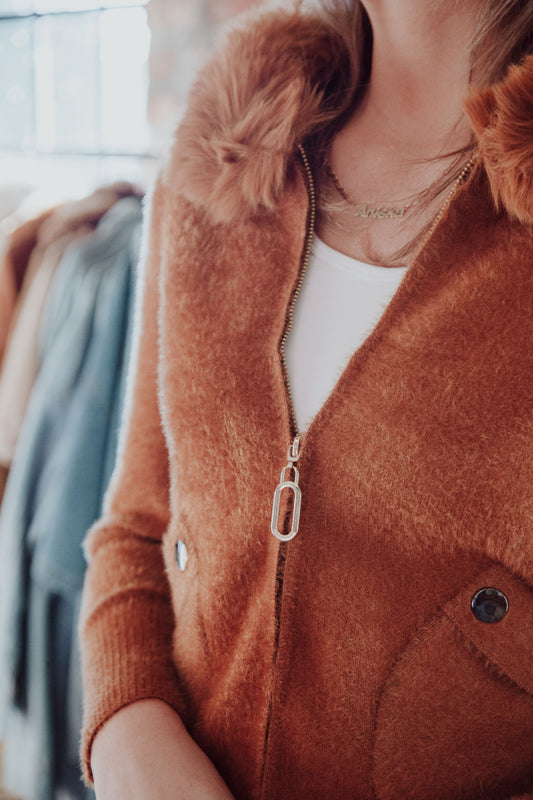 Amber Fur Knit