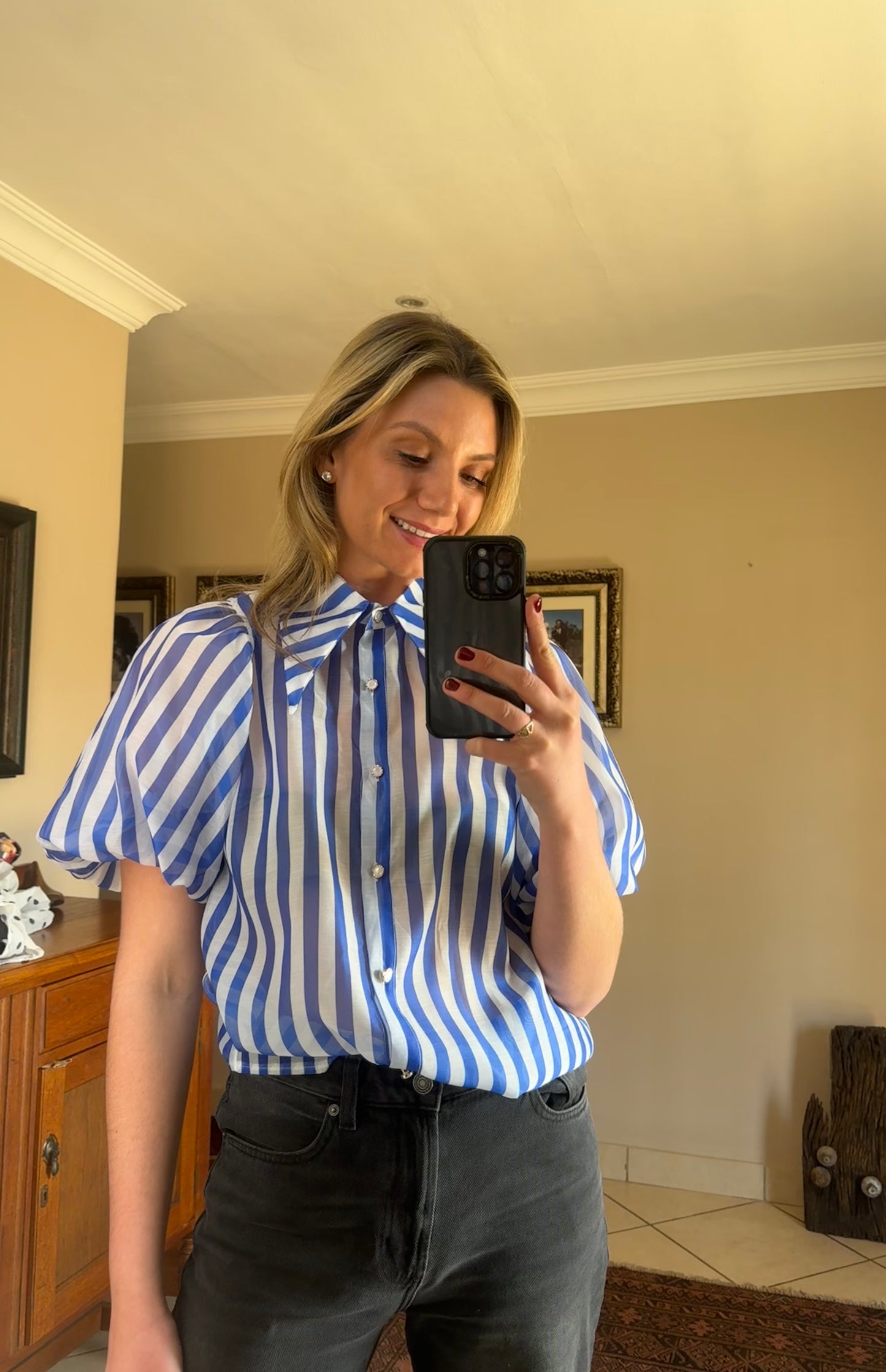 Capri Stripe Blouse