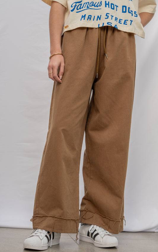 Wide Denim Brown