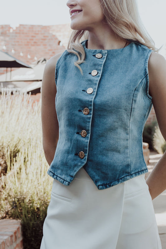 Denim Waistcoat