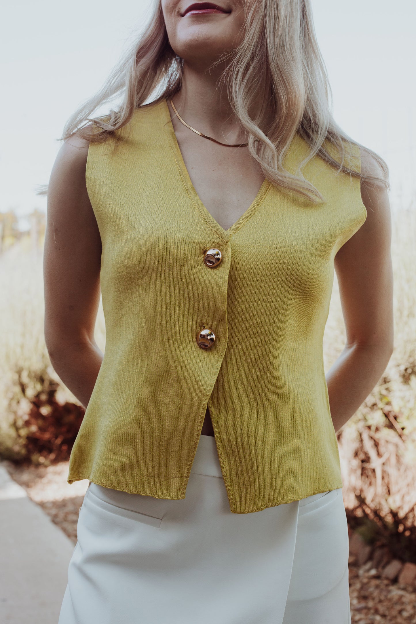 Mustard Yellow Knit