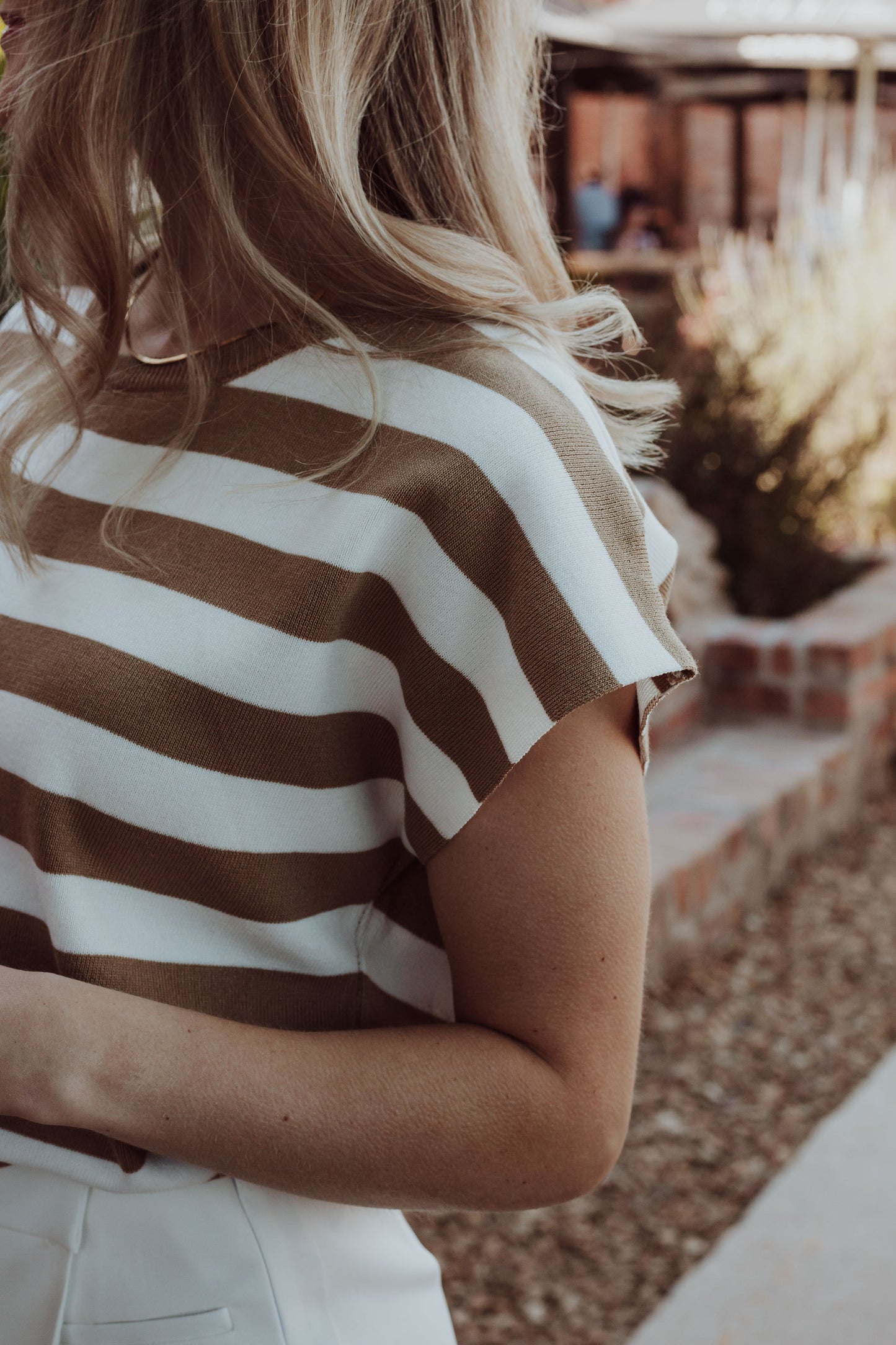 Striped Knit Top