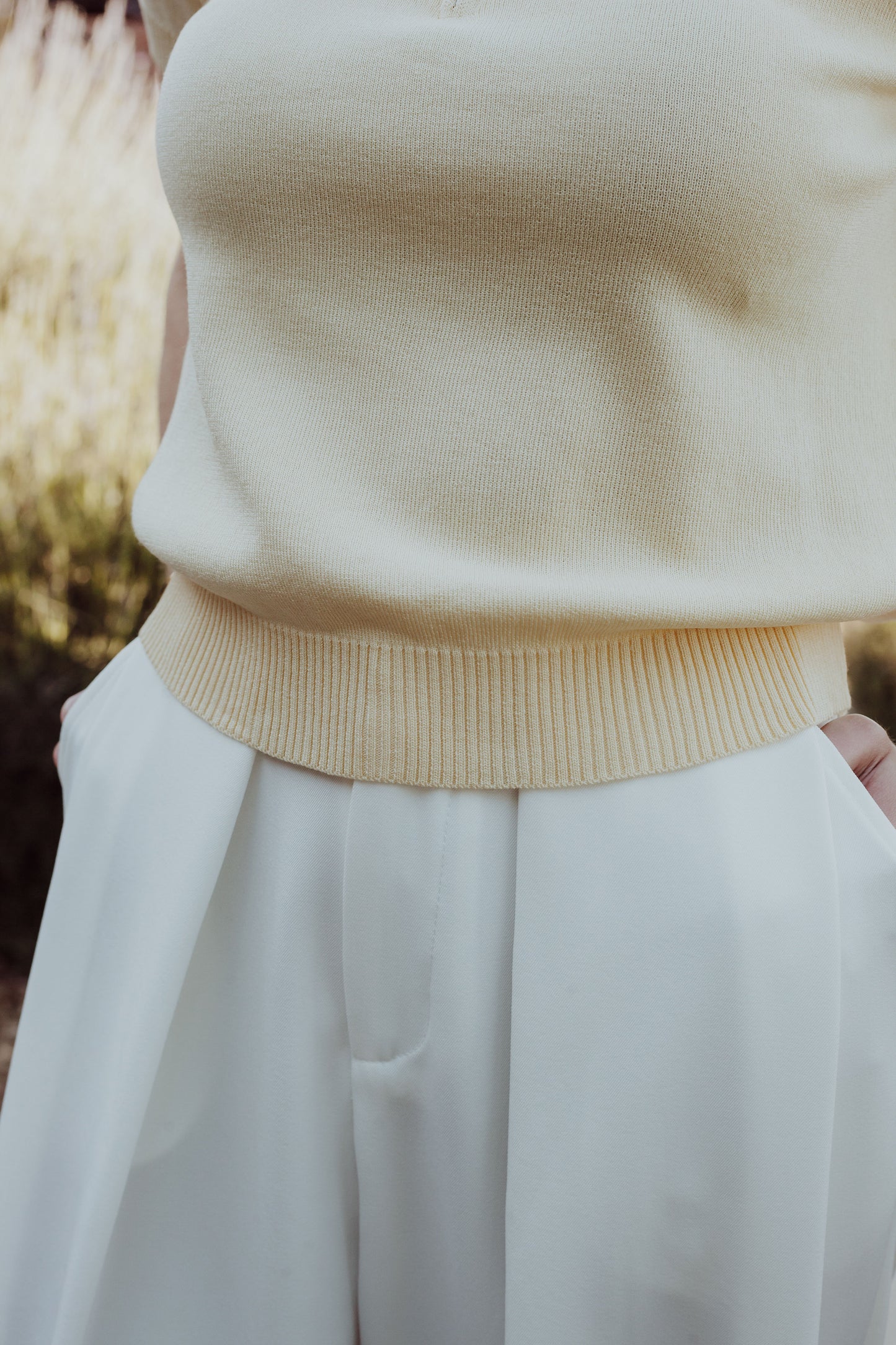 Basic E-X-O Trousers - White