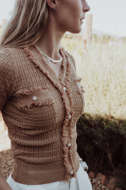 Alora Knit - French Beige