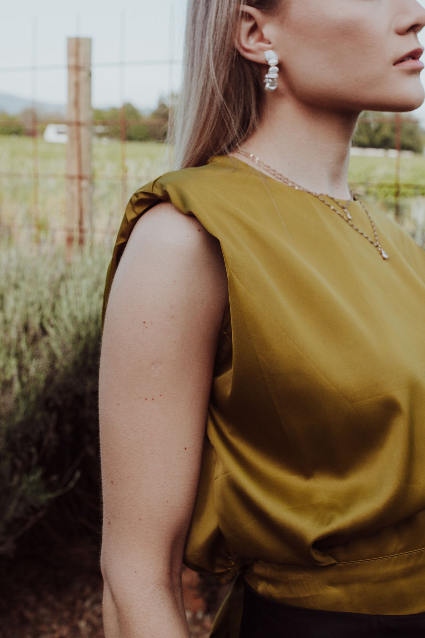Silky Tie Top