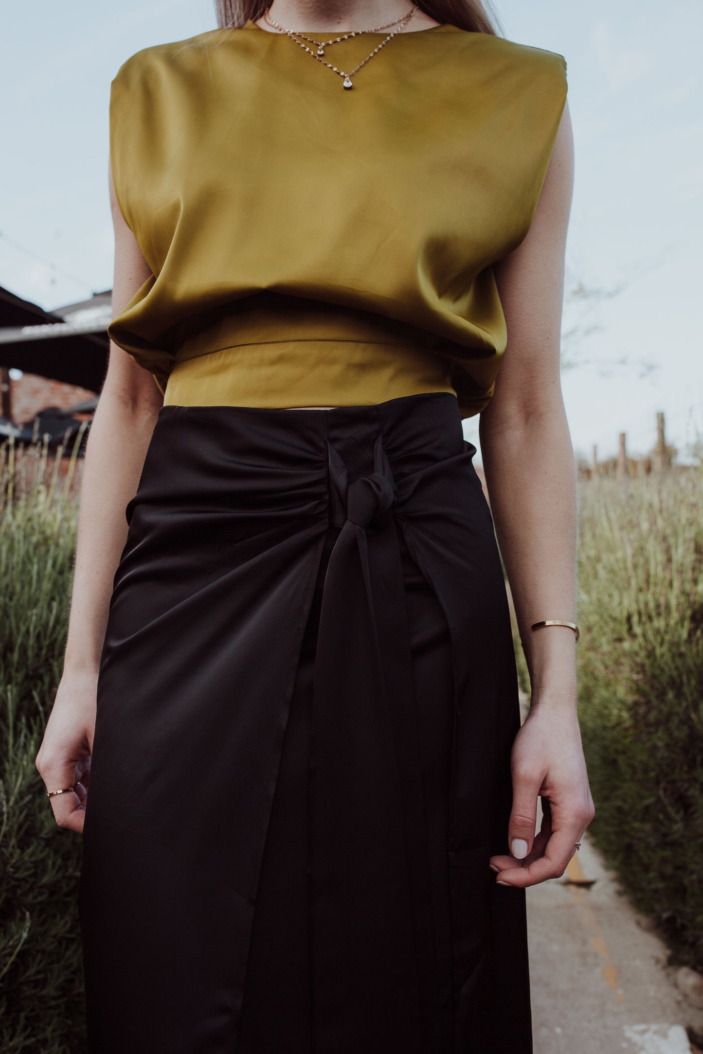 Silky Wrap Skirt