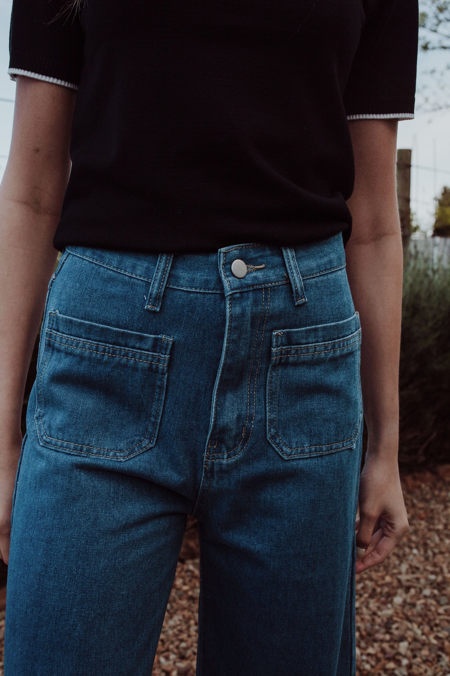 Wide leg jean