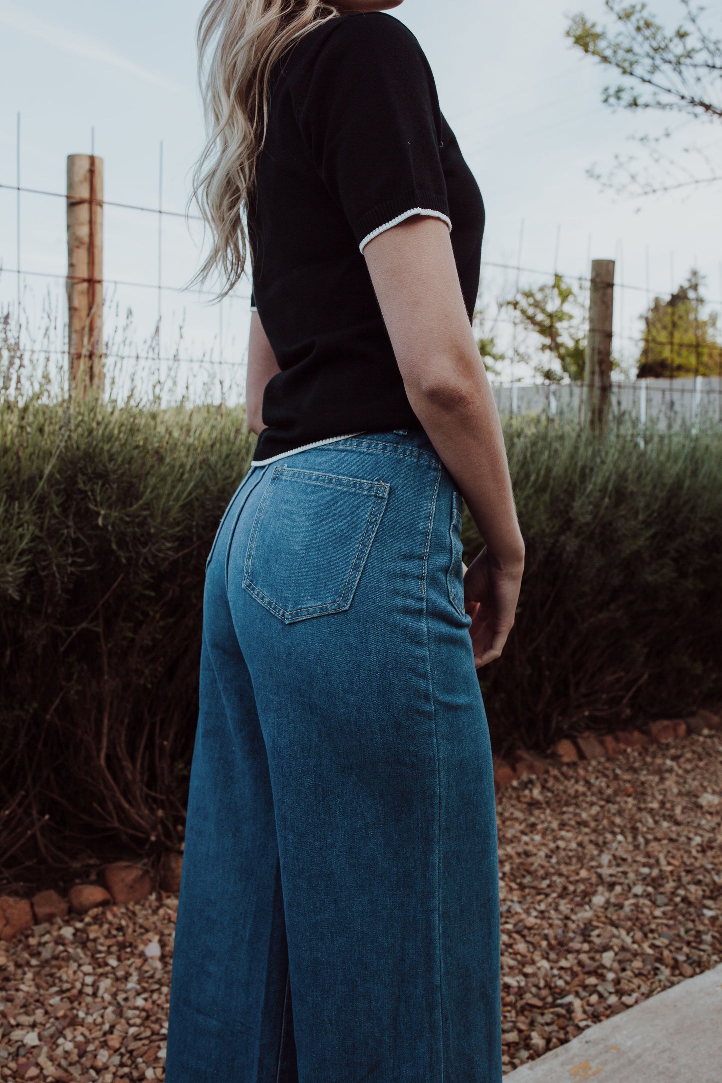 Wide leg jean