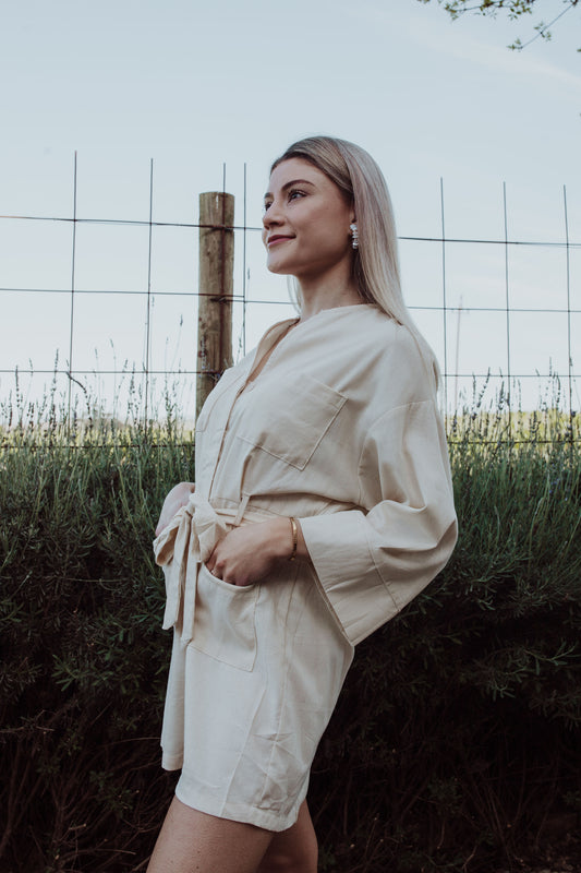 Jumpsuit – Oatmeal