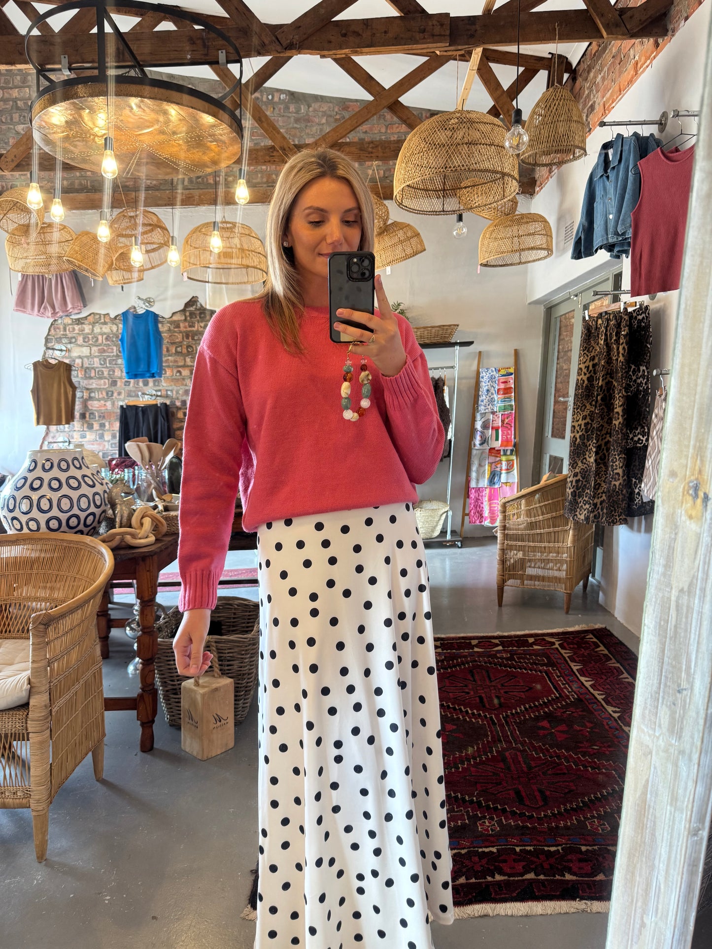 POLKA DOT SKIRT