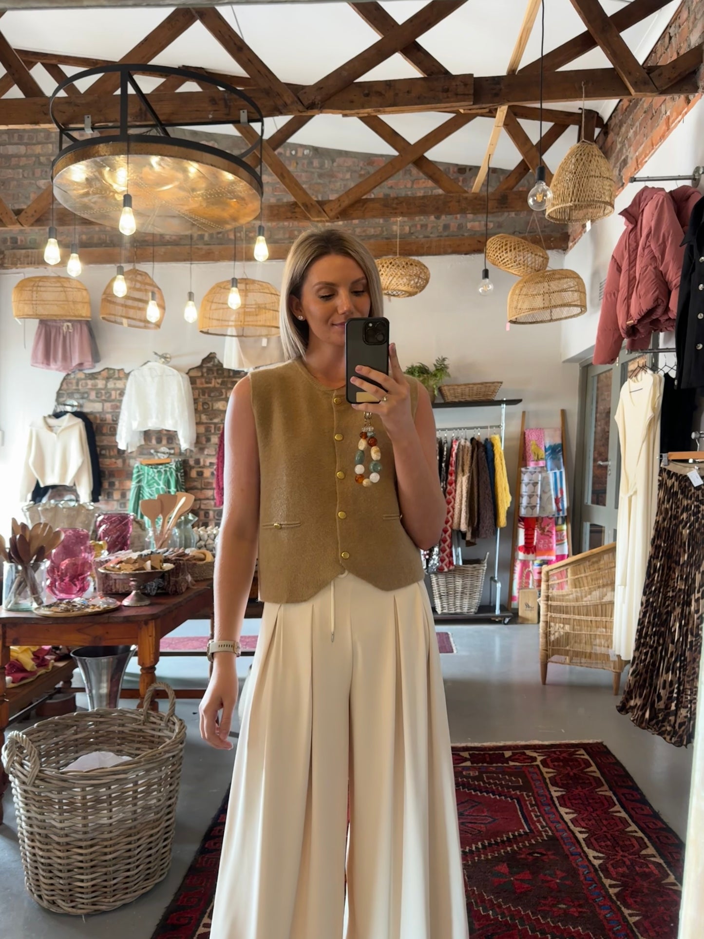 Sleeveless Knit Vest