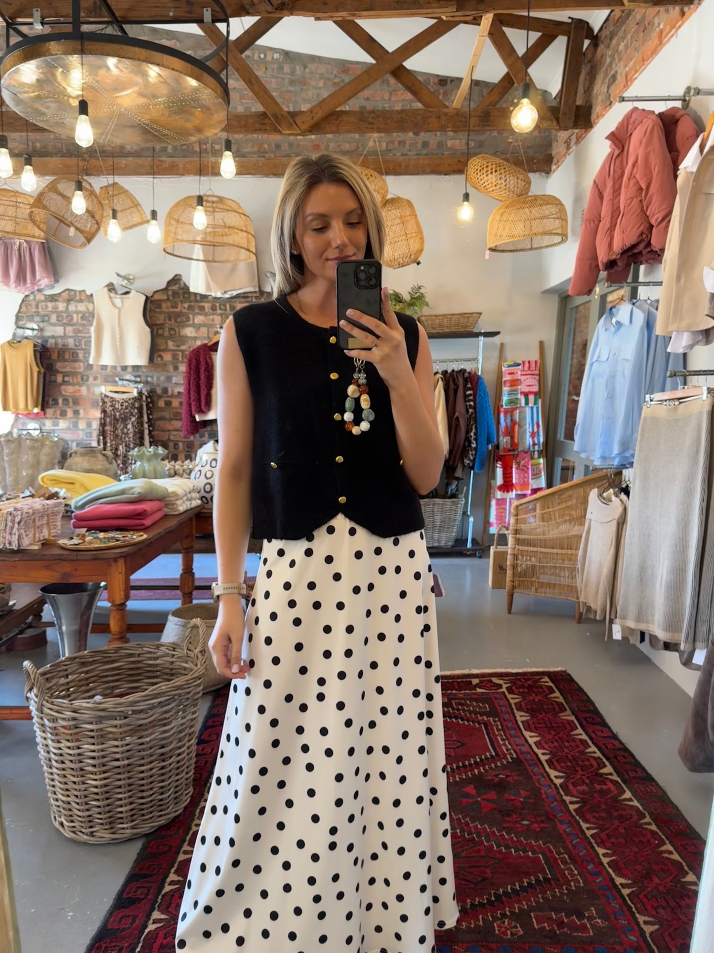 POLKA DOT SKIRT