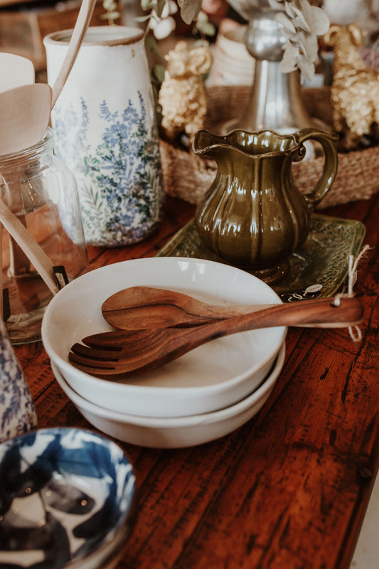 Ceramic Jug - Glossy Green