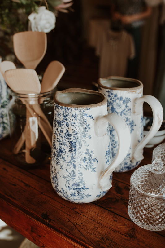 Blue Floral - Ceramic Jug