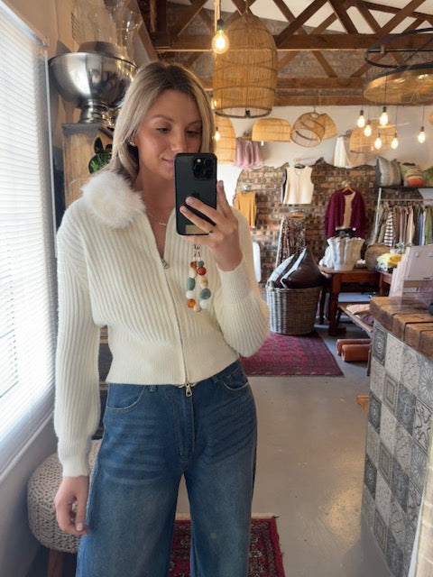 Knit Zip Jacket