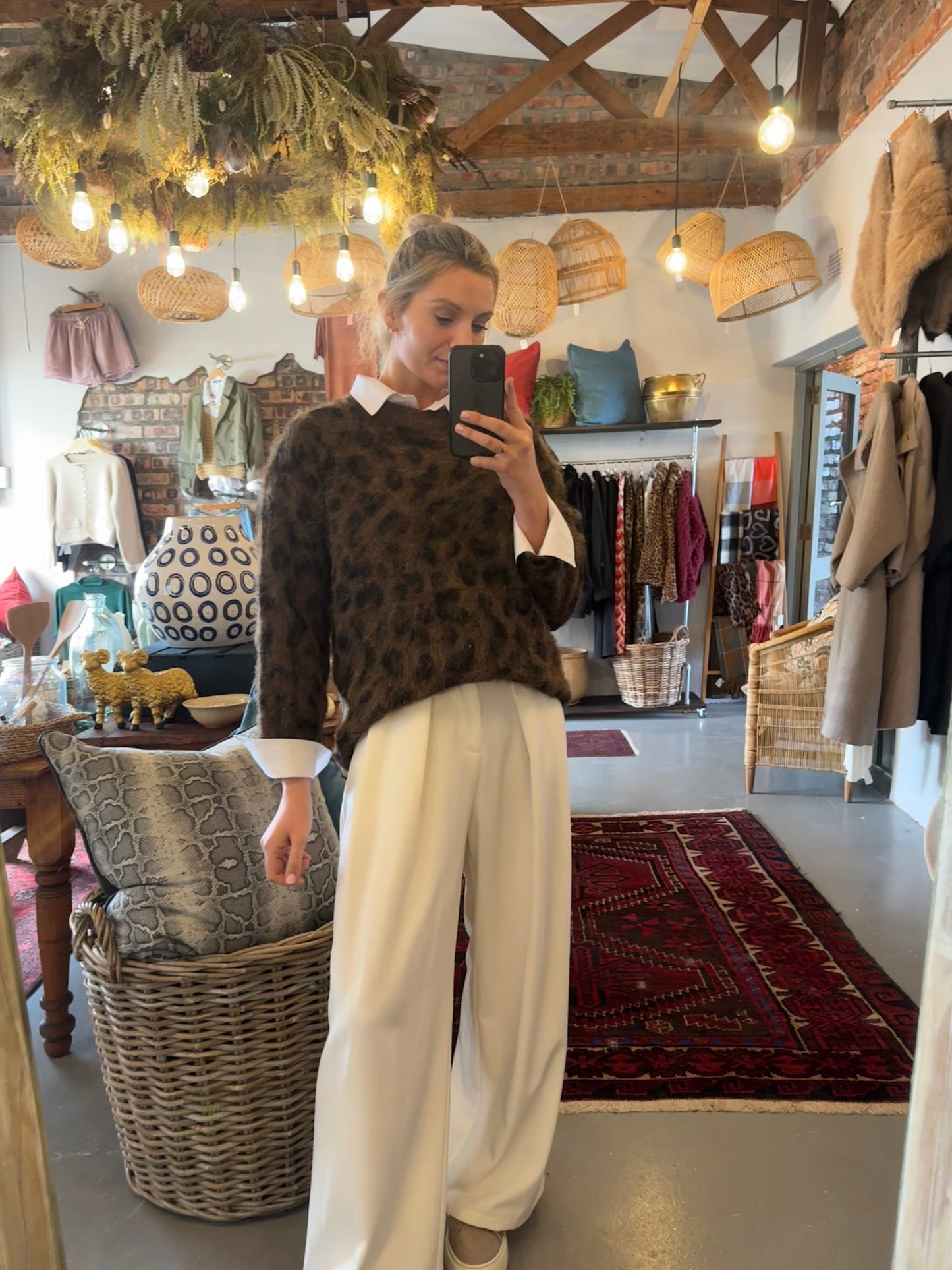 Leopard Knit - Dark