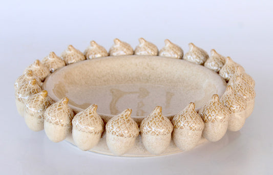 ACORN FLAT BOWL 9 X 35CM