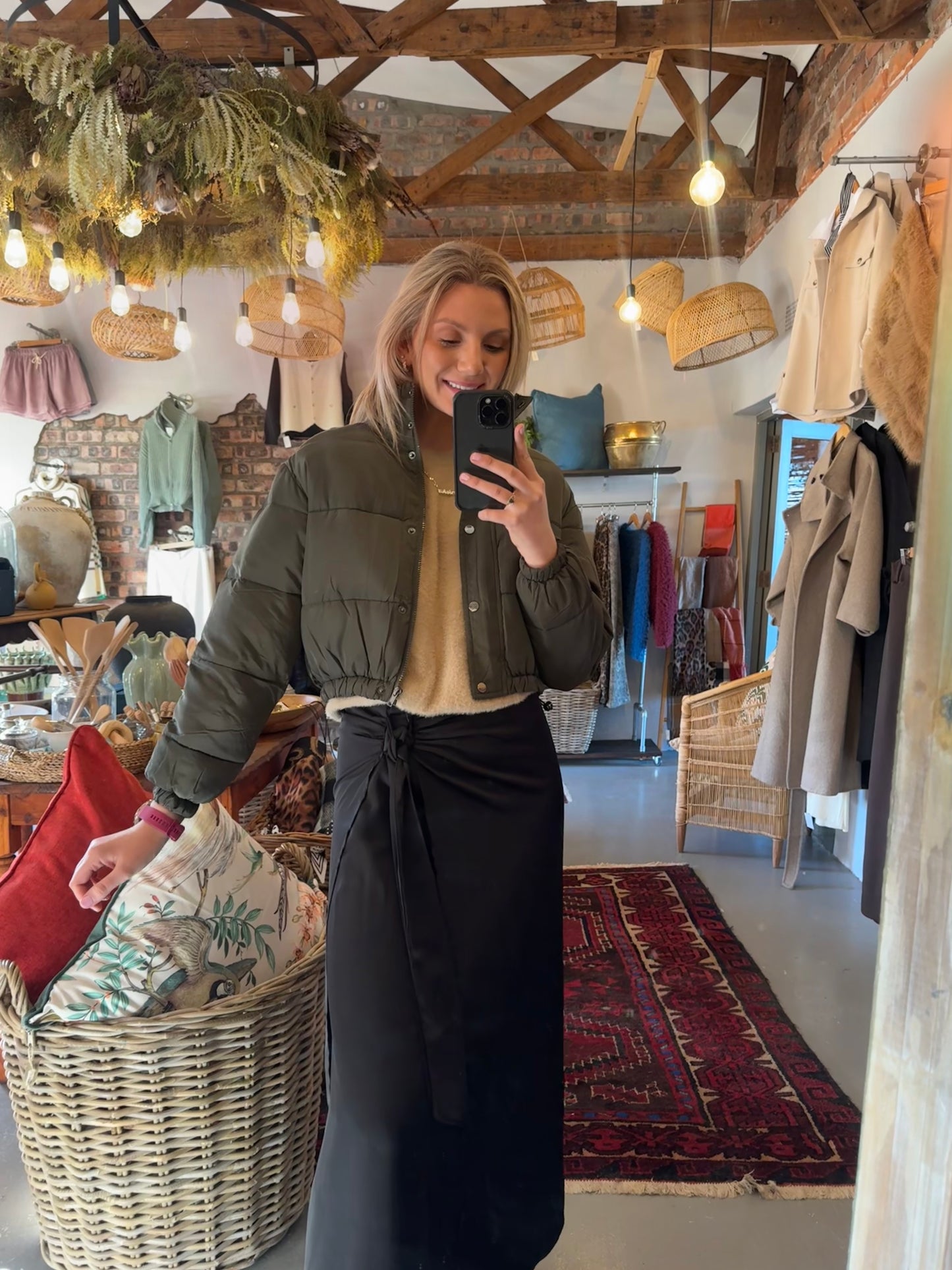 Classic Crop Puffer Jacket
