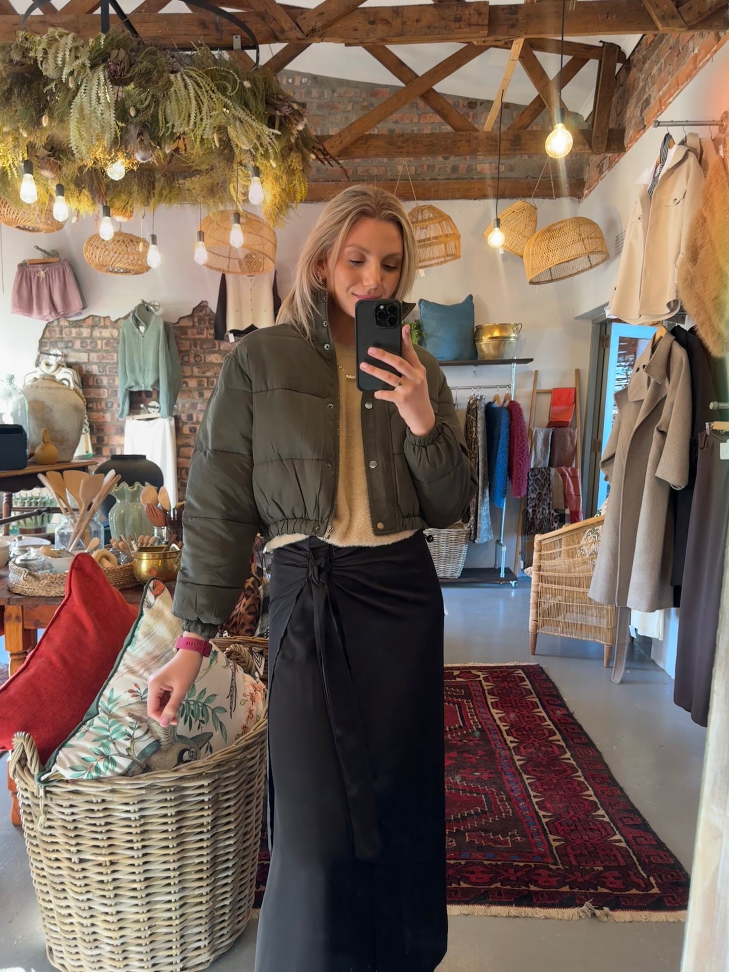 Classic Crop Puffer Jacket