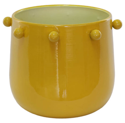 Yellow Flower pot 15cm